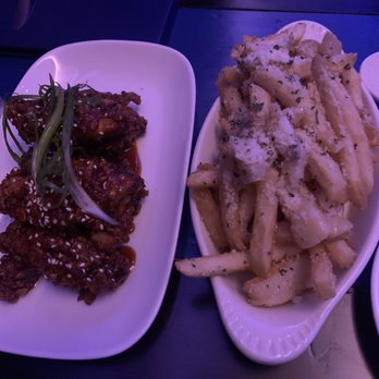 Blue Note Napa - Garlic Confit and Parmesan Fries, and Korean Style Boneless Fried Chicken. - Jazz & Blues Near Me - Napa, California