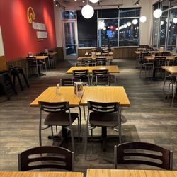 Large open space for eating in