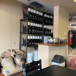 Taylor Roasted Coffeehouse - Gargantuan coffee bean storage