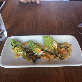 ZuZu - Grilled Squash Blossoms with pepitas - Tapas Bars Near Me - Napa, California