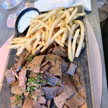 Moussaka Mediterranean Kitchen - Beef & Lamb Gyro Plate - Mediterranean Near Me - San Leandro, California Moussaka Mediterranean Kitchen - Beef & Lamb Gyro Plate - Mediterranean Near Me - San Leandro, California