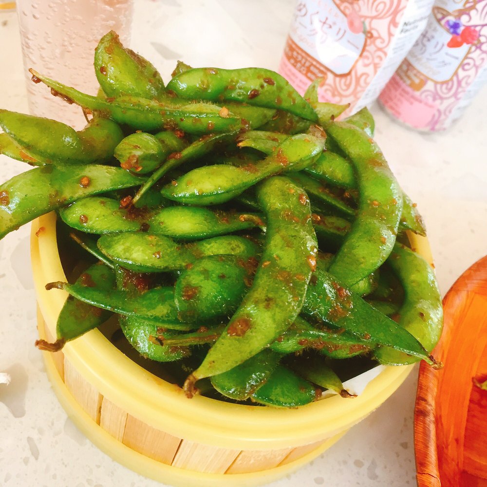 Amici Sushi - Spicy edamame - Sushi Bars Near Me - Lathrop, California Amici Sushi - Spicy edamame - Sushi Bars Near Me - Lathrop, California