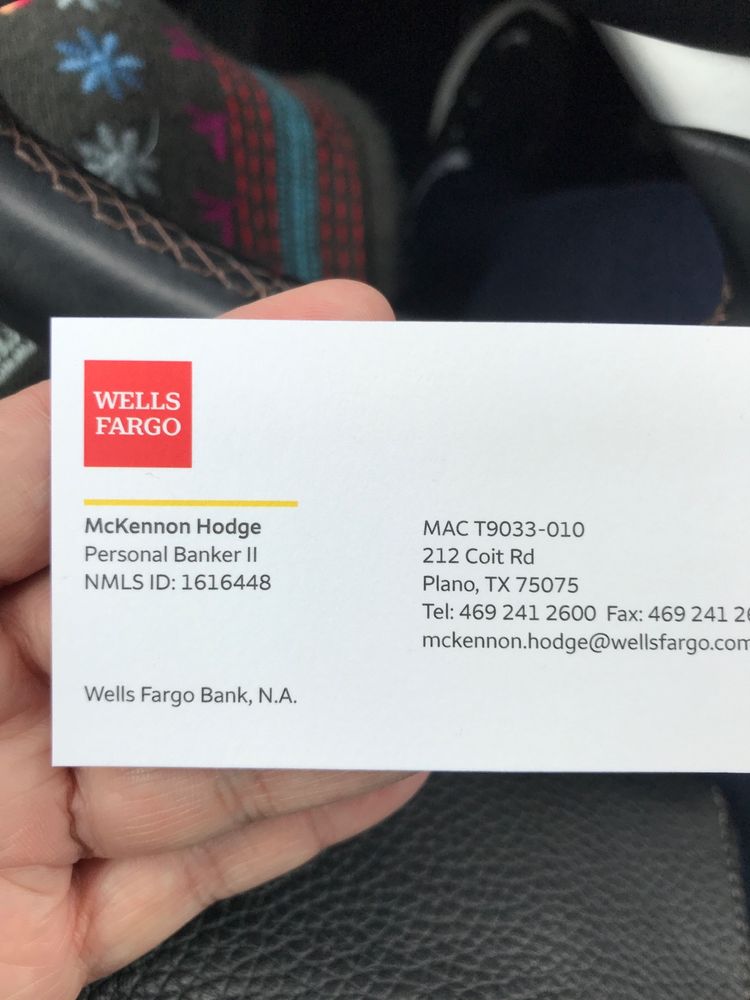 WELLS FARGO BANK 212 Coit Rd, Plano, Texas Banks & Credit Unions