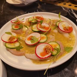 Hamachi Crudo
