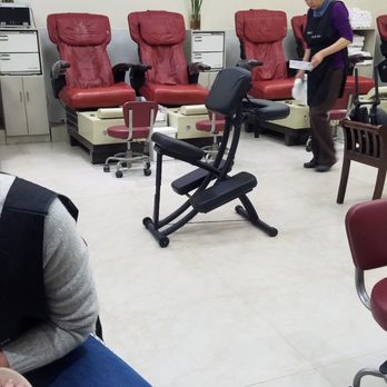 Joyce Tips Nail & Spa - The broken chairs and side ways cushions that weren't comfortable to sit on. - Nail Salons Near Me - Port Jefferson Station, New York