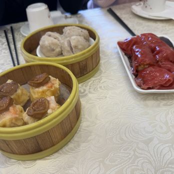 Fifty Bay - Shumai w/ abalone, meat ball, shrimp roll - Seafood Near Me - Flushing, New York