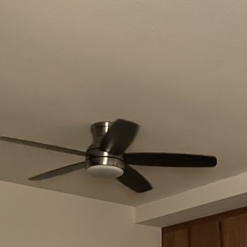 Brian C - New modern ceiling fan with 5 LED lights and fan speeds with dimmer on a remote, for a very reasonable price and haul away of the trash. - Handyman Near Me Brian C - New modern ceiling fan with 5 LED lights and fan speeds with dimmer on a remote, for a very reasonable price and haul away of the trash. - Handyman Near Me