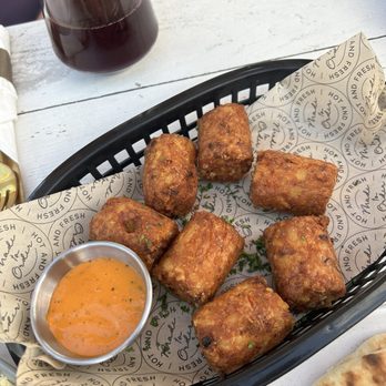 Turnpike Market - JUMBO BACON TOTS - Pizza Near Me - Billerica, Massachusetts Turnpike Market - JUMBO BACON TOTS - Pizza Near Me - Billerica, Massachusetts