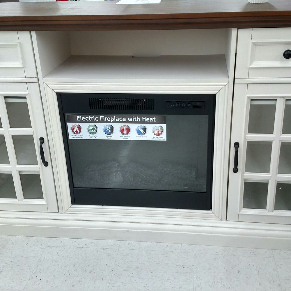 Big Lots - Electric fireplace with heat. - Department Stores Near Me - Milton, Florida