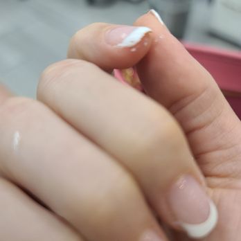 City Nails - Gel French tips, but the side is glue to my finger - Nail Salons Near Me - Imperial Beach, California