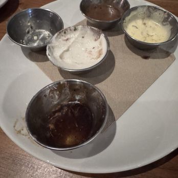 Cut Club - Sauce sampler for the steaks - Steakhouses Near Me - Seattle, Washington Cut Club - Sauce sampler for the steaks - Steakhouses Near Me - Seattle, Washington