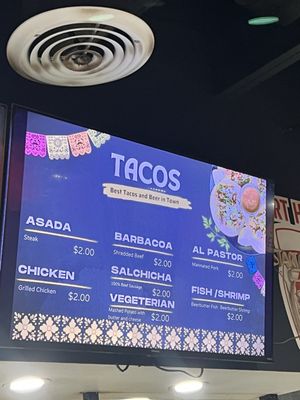 Menu photo 2 Tap N Taco Rio Rancho, NM