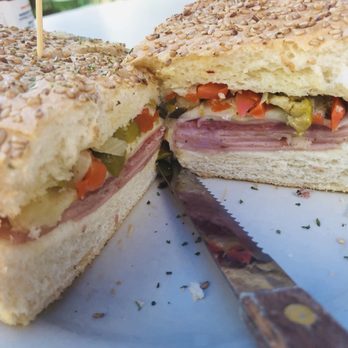 Gazebo Cafe - Half order of muffuletta. This thing was huge! - Cajun/Creole Near Me - New Orleans, Louisiana Gazebo Cafe - Half order of muffuletta. This thing was huge! - Cajun/Creole Near Me - New Orleans, Louisiana