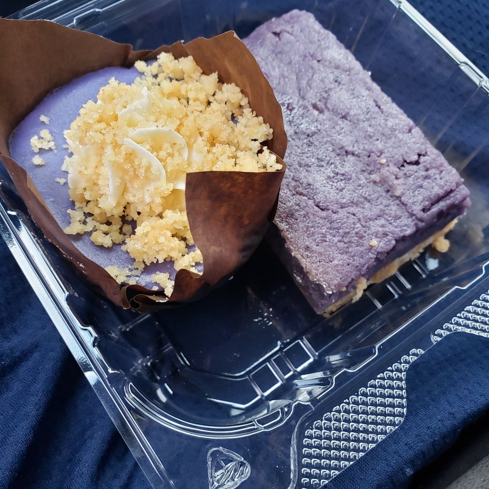 Cafe 86 - Ube crack cheesecake and an ube butter bar - Cafes Near Me - Northridge, California Cafe 86 - Ube crack cheesecake and an ube butter bar - Cafes Near Me - Northridge, California