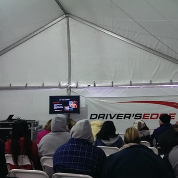 Driver's Edge - Waiting in the tent for class to begin. - Professional Services Near Me - Las Vegas, Nevada