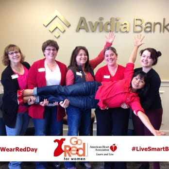Avidia Bank - Hudson South branch showing off their support for Go Red for Women! - Banks & Credit Unions Near Me - Hudson, Massachusetts Avidia Bank - Hudson South branch showing off their support for Go Red for Women! - Banks & Credit Unions Near Me - Hudson, Massachusetts