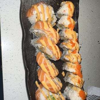 Mizuki Sushi - Tempura deluxe roll and shrimp lover roll - Sushi Bars Near Me - Citrus Heights, California