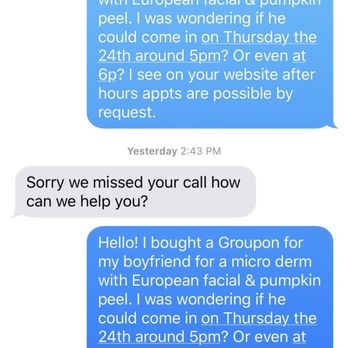 Luv The Look - Left on read when tying to make an appt - Skin Care Near Me - Cypress, California Luv The Look - Left on read when tying to make an appt - Skin Care Near Me - Cypress, California