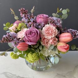 Redmond Floral - Petite spring arrangement with lilacs and tulips