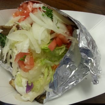 Yannis Gyros - Gyro with double meat, add feta - Greek Near Me - Springfield, Illinois Yannis Gyros - Gyro with double meat, add feta - Greek Near Me - Springfield, Illinois