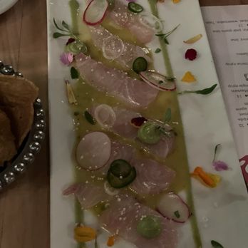 Hugo's - The ceviche - first appetizer on the menu- a piece of art with gorgeous flavora - Mexican Near Me - Houston, Texas Hugo's - The ceviche - first appetizer on the menu- a piece of art with gorgeous flavora - Mexican Near Me - Houston, Texas