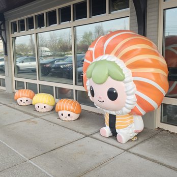 Shoya Revolving Sushi - 4.3.26 greeted by cute sushis outside #ReviewsByRL - Sushi Bars Near Me - Indianapolis, Indiana Shoya Revolving Sushi - 4.3.26 greeted by cute sushis outside #ReviewsByRL - Sushi Bars Near Me - Indianapolis, Indiana