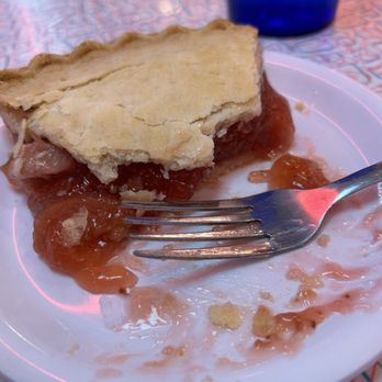 Kroll's Diner - Strawberry Rhubarb pie - I inhaled half of it before I remembered to take a picture - German Near Me - Fargo, North Dakota