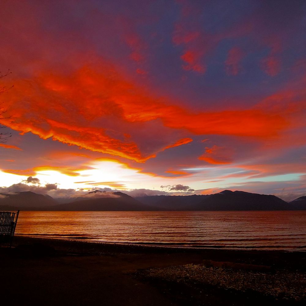 Sunset from Scenic Beach. Sunset from Scenic Beach.