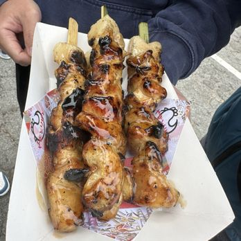 Foodieland - Chicken with mochi skewers - Festivals Near Me - Daly City, California Foodieland - Chicken with mochi skewers - Festivals Near Me - Daly City, California
