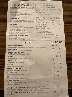 Menu photo 7 Fire Pitt Trevor, WI