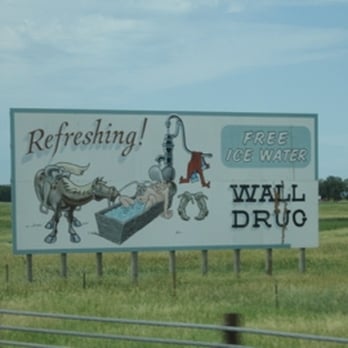 Wall Drug Store - Billboard! - Drugstores Near Me - Wall, South Dakota