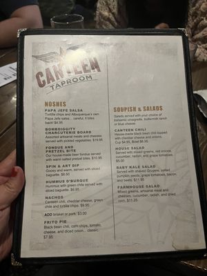 Menu photo 1 Canteen Taproom Albuquerque, NM