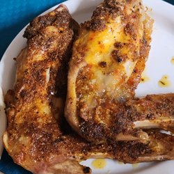 Denoris Restaurant and Catering - Smoked turkey wing, smoked in a smoker that has nothing but flavor. The turkey wings are season with several different spices.