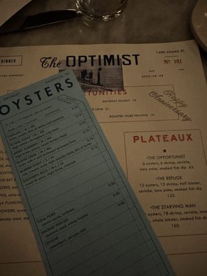 Menu photo 6 The Optimist - Nashville Nashville, TN