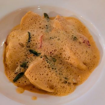 Tourmaline - Close up of the Maine Lobster Cappellacci entree - New American Near Me - Forest Hills, New York