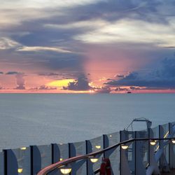 Ronnie McNair-Cruise Planners - Sunset on our last night on the ship.