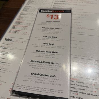 Eureka! - Menu - American Near Me - Austin, Texas