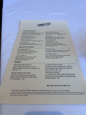 Menu photo 8 Cowboy Star Colorado Springs, CO Menu photo 8 Cowboy Star Colorado Springs, CO