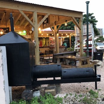 Fat Tony's - Covered outdoor seating, new roof put up after Hurricane Irma - Pizza Near Me - Sint Maarten, New Hampshire