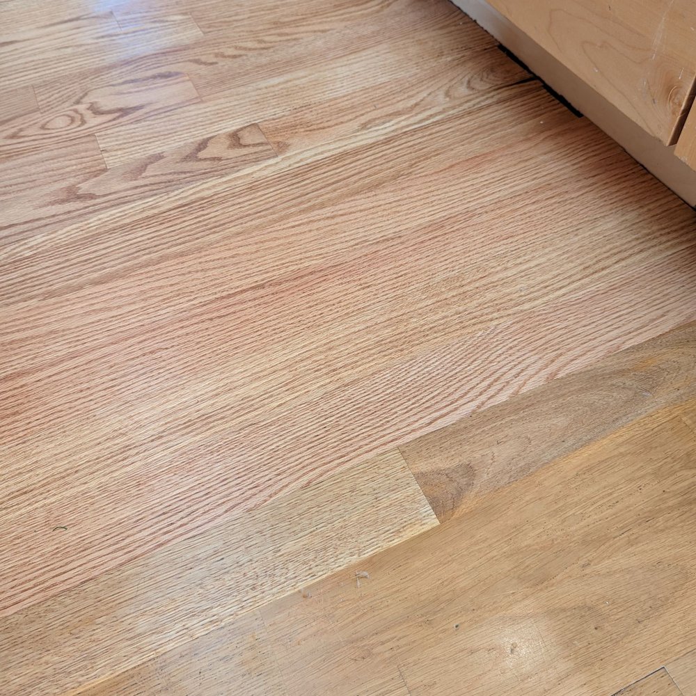 Peninsula Custom Floors - Floor repair with oak finished! - Flooring Near Me Peninsula Custom Floors - Floor repair with oak finished! - Flooring Near Me
