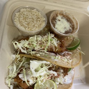 Rubio's Coastal Grill - The Original Fish Taco was so yummy, even though I had to scoop the insides back into the taco before eating - Mexican Near Me - Stanton, California Rubio's Coastal Grill - The Original Fish Taco was so yummy, even though I had to scoop the insides back into the taco before eating - Mexican Near Me - Stanton, California