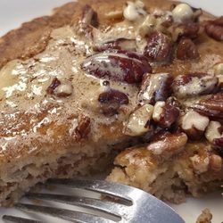 Special list... sweet potato pancakes with pecans and honey butter