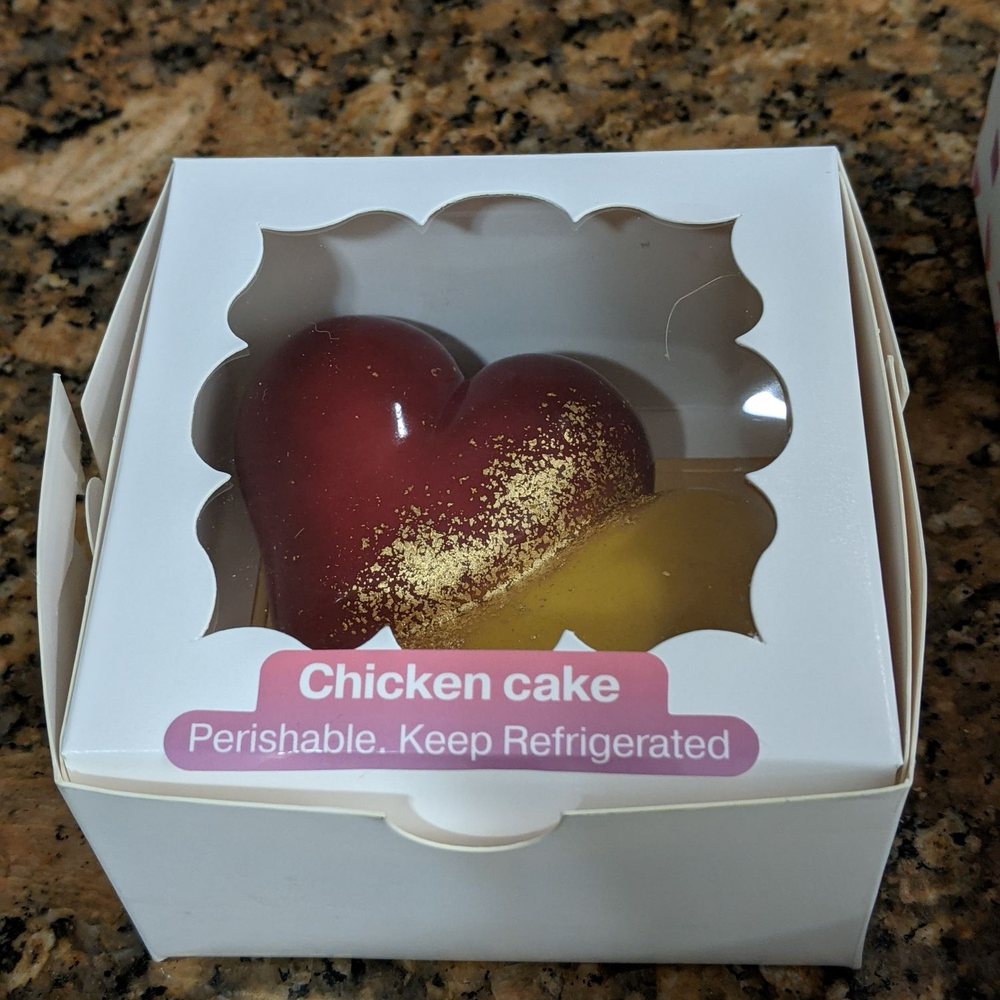 Mishka - Chicken based, heart cake, $15 - Pet Stores Near Me - San Francisco, California Mishka - Chicken based, heart cake, $15 - Pet Stores Near Me - San Francisco, California