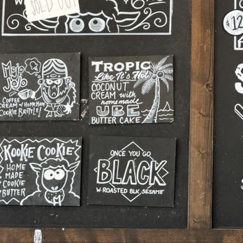 Black Sheep Cream - A look at some items on their menu - Desserts Near Me - Kapolei, Hawaii Black Sheep Cream - A look at some items on their menu - Desserts Near Me - Kapolei, Hawaii