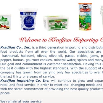 Kradjian Importing - From their website! Check it out, very informative! - Grocery Near Me - Glendale, California