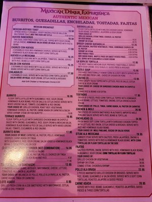 Menu photo 1 Terrace Restaurant and Bakery Brooklyn, NY Menu photo 1 Terrace Restaurant and Bakery Brooklyn, NY