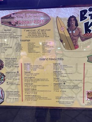 Menu photo 1 Big Kahuna's Pizza Honolulu, HI