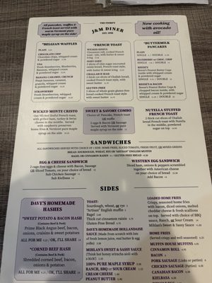 Menu photo 1 J & M Diner Framingham, MA Menu photo 1 J & M Diner Framingham, MA