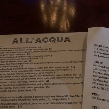 All'Acqua - Italian Near Me - Los Angeles, California