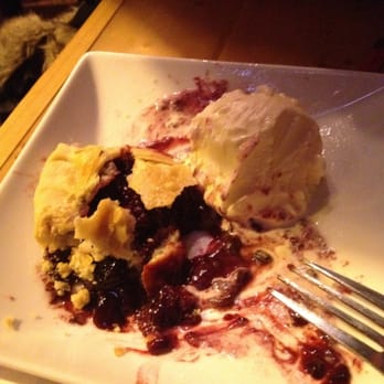 Pie Bar - Marionberry pie with a scoop of vanilla ice cream after a few bites lol - Cocktail Bars Near Me - Seattle, Washington Pie Bar - Marionberry pie with a scoop of vanilla ice cream after a few bites lol - Cocktail Bars Near Me - Seattle, Washington